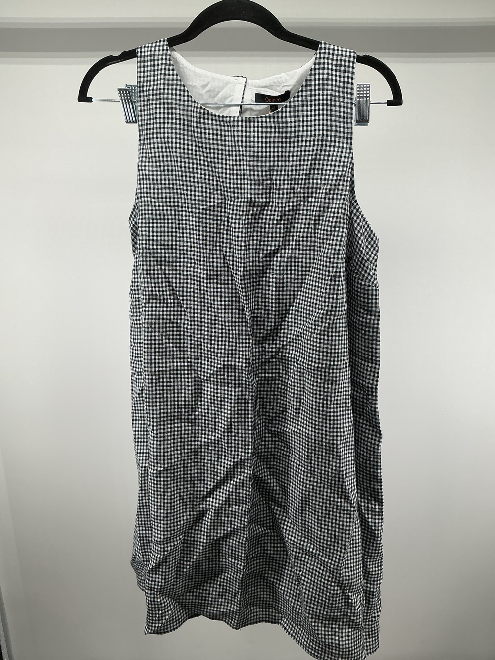 100% European Linen Tank Mini Dress